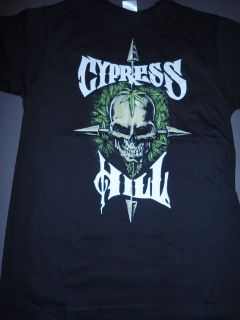 CYPRESS HILL Skull Crossbones Arrows Pot T Shirt **NEW tour concert 