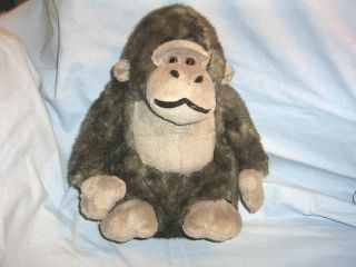 Dan Dee Plush Gorilla 10 Two Tone Gray Cuddle Ape No Tail Collectors 