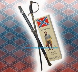 Full Size 39 Civil War CSA Confederate Cavalry Officer Sword Saber 