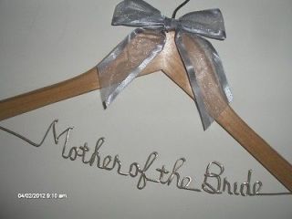 Mother of the Bride*   Wedding Dress Hanger Beautiful Silver   5 Day 