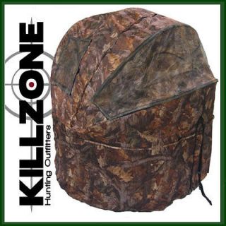  KillZone 2 Person Chair Blind Turkey and Deer Hunting Ground Blind 5J