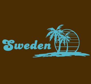  SWEDEN retro flag hockey soccer olympic jersey womens mens T shirt