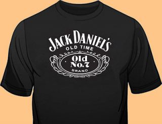 Black T Shirt, Classic, Bar Staff, Club Promo, Jack Daniels, 100% 