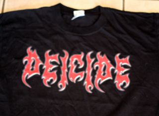 Deicide Stench of Redemption Tour Concert Black Adult T Shirt