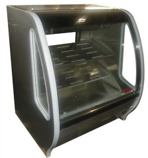 39 CURVED GLASS DELI BAKERY DISPLAY CASE REFRIGERATED/DRY