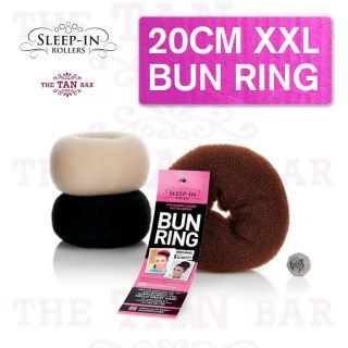 HAIR BUN RINGS   DONUT   by Sleep in Rollers   Extra Large   20cm