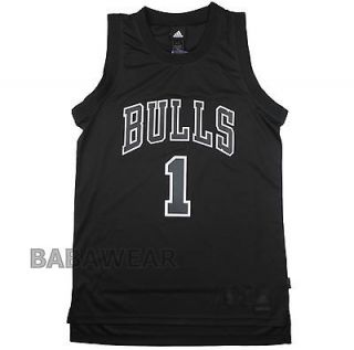 Rare Bulls Derrick Rose XL Adidas Swingman Jersey NBA Chicago Black 