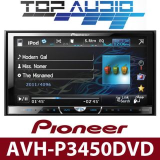 2012 Pioneer AVH P3450DVD Car DVD 7 Monitor Car Audio Stereo Player