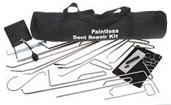 NEW HEAVY DUTY PAINTLESS DENT REMOVAL TOOLS IN BAG WITH DVD 