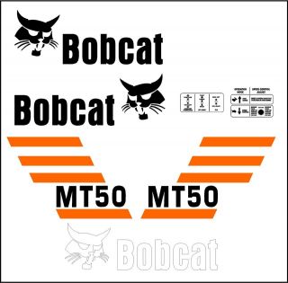 MT50 new decal kit / set decals with main control decals bobcat 