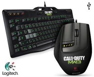 NEW) LOGITECH Gaming Bundle G105 Keyboard + G9X Mouse Combo Call of 