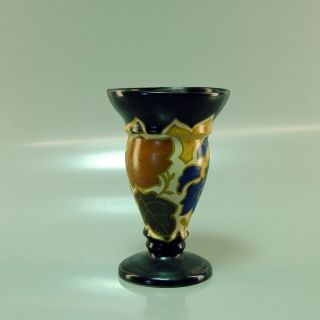 Gouda, Holland pottery plateel vase, Arnhem
