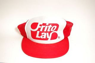 Vintage Frito Lay Mesh Cap Trucker Red Baseball Hat   Indie Hipster