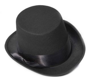 Mens Victorian Steampunk Tuxedo Black Costume Top Hat