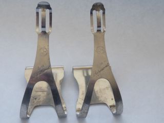 GB Professional Toe clips Very Rare BATES Carlton