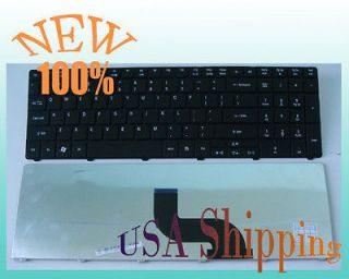 New USA Layout Black Keyboard for Acer Aspire 7535G 7540 7540G 7551 