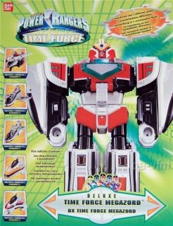 Power Rangers Time Force Deluxe Megazord 100% complete BanDai #10075 