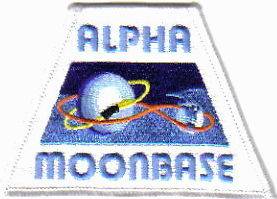 Space 1999 TV Series Alpha Moonbase Uniform Logo Patch, NEW UNUSED