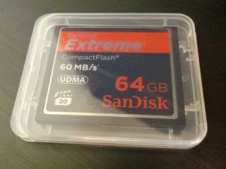 SanDisk Extreme CompactFlash 64 GB Memory Card 60MB/s SDCFX 064G X46