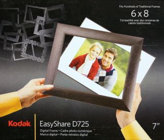 Kodak Easyshare D725 Digital Picture Frame 7 New Sealed Stores 4000 