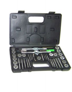 NEW 40pc Tap and Die Set SAE Thread Renewing fixing Tool
