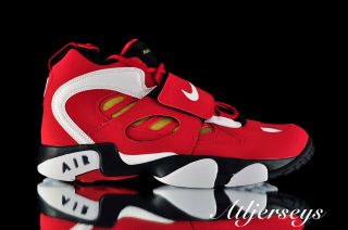 NIKE AIR DIAMOND TURF 2 II RED DEION SANDERS 49ERS SZ 7.5   15