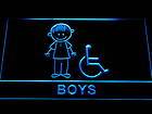 i1026 b Disabled Wheelchair Handicap Accessible Boys Restroom Toilet 