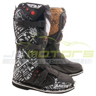  Fly Racing Youth Kids Size 6 Arsenal Motocross Dirt Bike Riding Boots