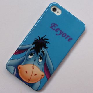  New Cute Eeyore Pattern Hard Back Case Cover For iPhone 4 4G 4S #MLTA