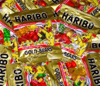 HARIBO GOLD BEARS GUMMI CANDY Mini Gummy Bear Candies