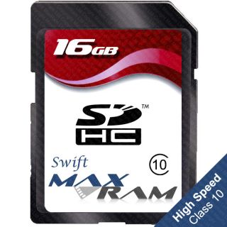16GB SDHC Memory Card for Digital Cameras   Samsung I7 & more