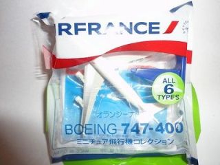 Orangina AIR FRANCE BOEING 747 400 Tiny Plastic Model Airplane