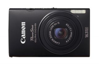 New Black Canon PowerShot Digital Camera ELPH 110 HS IXUS 125 HS 16.1 