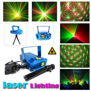   Mini Projector R&G DJ Disco Light Stage Xmas Party Laser Lighting Show