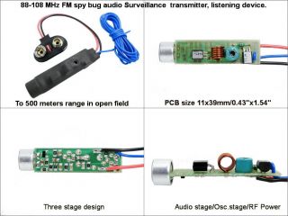 spy fm transmitter in Surveillance Gadgets