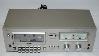 1980 TOSHIBA (PC X10M) Stereo Cassette Deck PARTS OR REPAIR