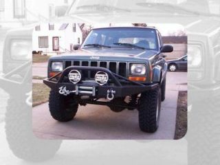 Newly listed Jeep XJ Cherokee Offroad Winch Bumper with Brush Guard