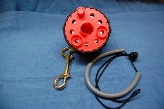 Tech /Cave/Wreck Scuba Covered Reel w 100 line and SS double ender