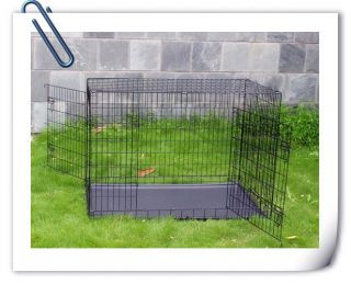   24 30 36 342 48 2 Door Wire Folding Pet Dog Cage Crate Kennel