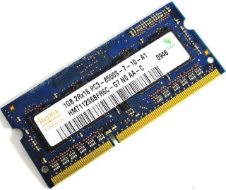 HYNIX 1GB DDR3 1066MHz PC3 8500S 7 10​ A1 Sodimm Laptop Memory