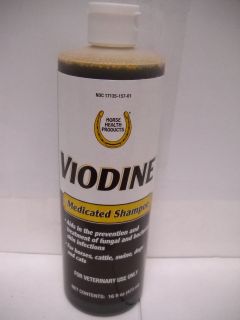 VIODINE MEDICATED SHAMPOO FOR HORSES,CATTLES,DOGS,CATS