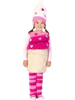 New Old Navy Girls Ice Cream Cone Costume 12 24, 2T 3T, 4T 5T