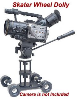 Skater Wheel dolly camera video slider for dslr hdv jvc