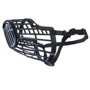 Guardian Gear Plastic Basket Dog Muzzle 4 XXS Black