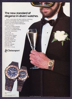 1982 Chronosport 6007 Oceanus Diver Watch photo Standard of Elegance 