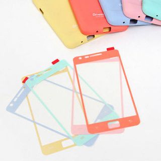 HAPPYMORI] Protective film for Galaxy S2   SHERBET TOPPING