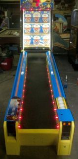 Skee Ball Basketball Coin Operated Game