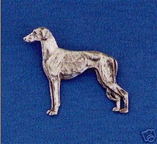 Smooth saluki pin 15i Lure Coursing Dog Jewelry Arabian
