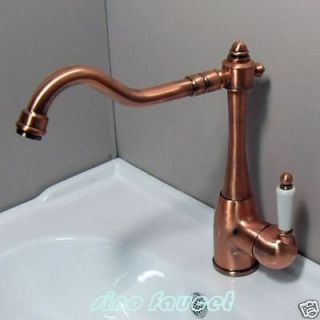  Copper Single Ceramic Handle Kitchen Sink Faucet Bath Mixer Tap A63