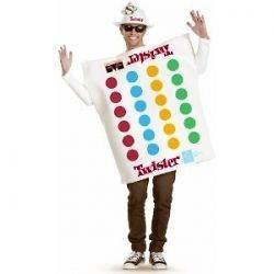   Funny Classic Unisex Twister Game Halloween Costume Fancy Dress Up